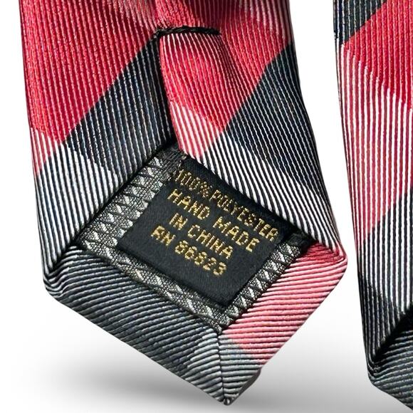 Alexander Julian Colours Tie Gingham Check Plaid Vibrant Bright‎ Statement Bold - Picture 4 of 4